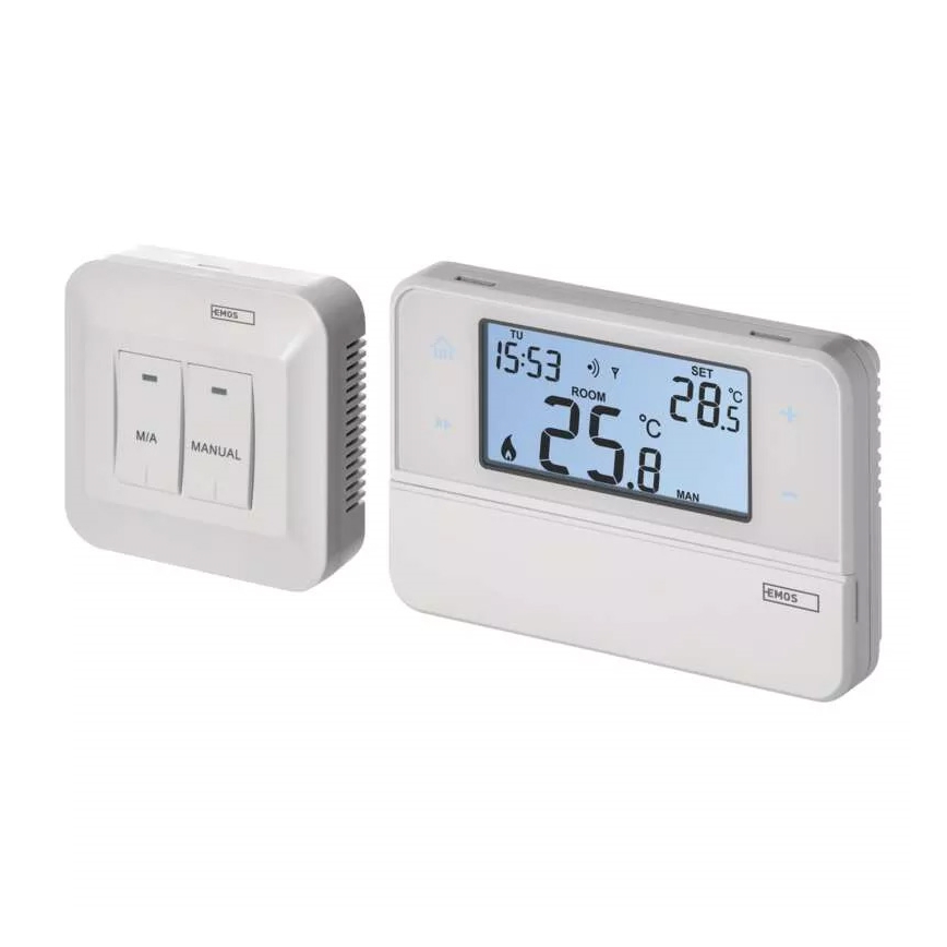 Programmeeritav termostaat 230V + 2xAA
