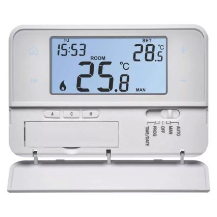 Programmeeritav termostaat 230V + 2xAA