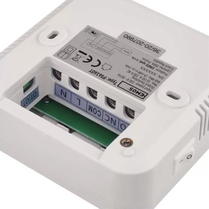 Programmeeritav termostaat 230V + 2xAA