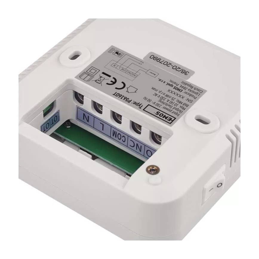 Programmeeritav termostaat 230V + 2xAA