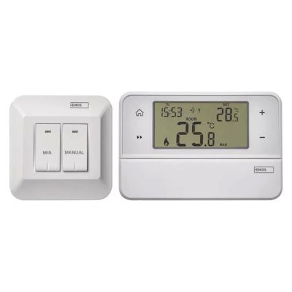 Programmeeritav termostaat 230V + 2xAA
