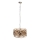 PTMD - YENA rippuv lühter kettaga 1xE27/40W/230V Ø 57 cm rotang