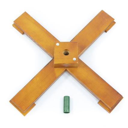 Puidust jõulukuuse alus hoidiku läbimõõduga 33 mm