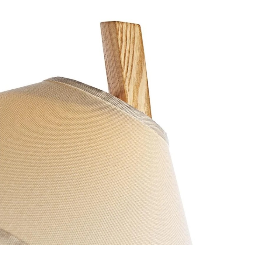 Puidust põrandalamp 1xE27/60W/230V täispuit/saar