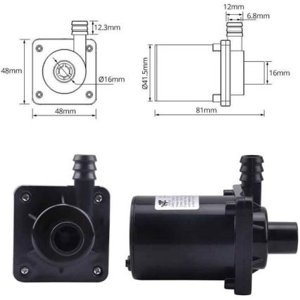 Pump 6-12V 700 l/h