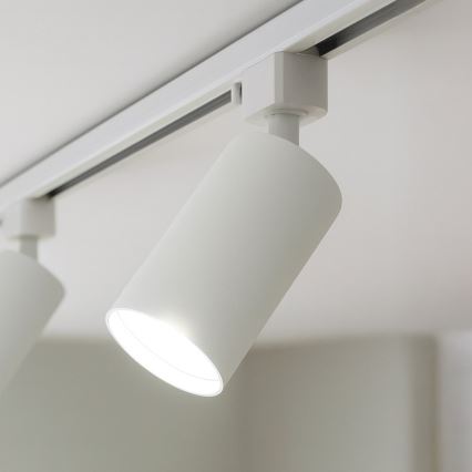 Punktvalgusti 1-faasilisse liistsüsteemi TIGER 1xGU10/10W/230V valge