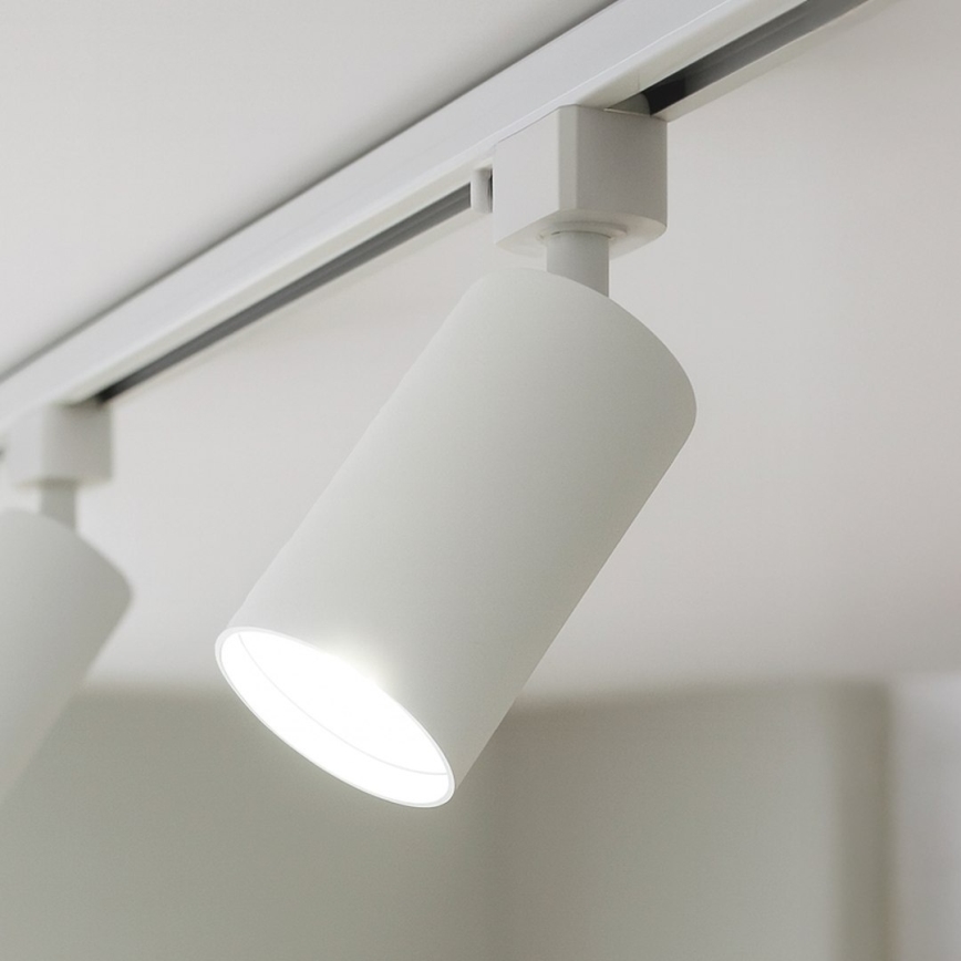 Punktvalgusti 1-faasilisse liistsüsteemi TIGER 1xGU10/10W/230V valge