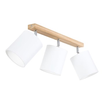 Punktvalgusti APRILLIA 3xE27/25W/230V valge tamm