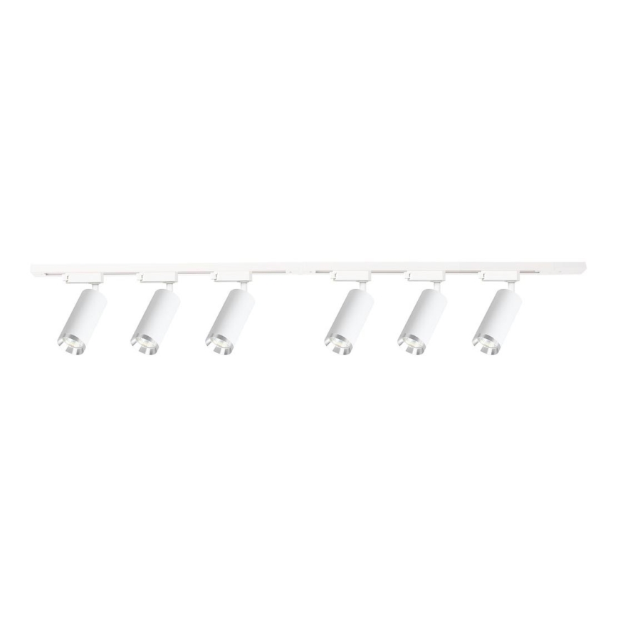 Punktvalgusti MICA liistsüsteemile 6xGU10/10W/230V valge/mattkroom