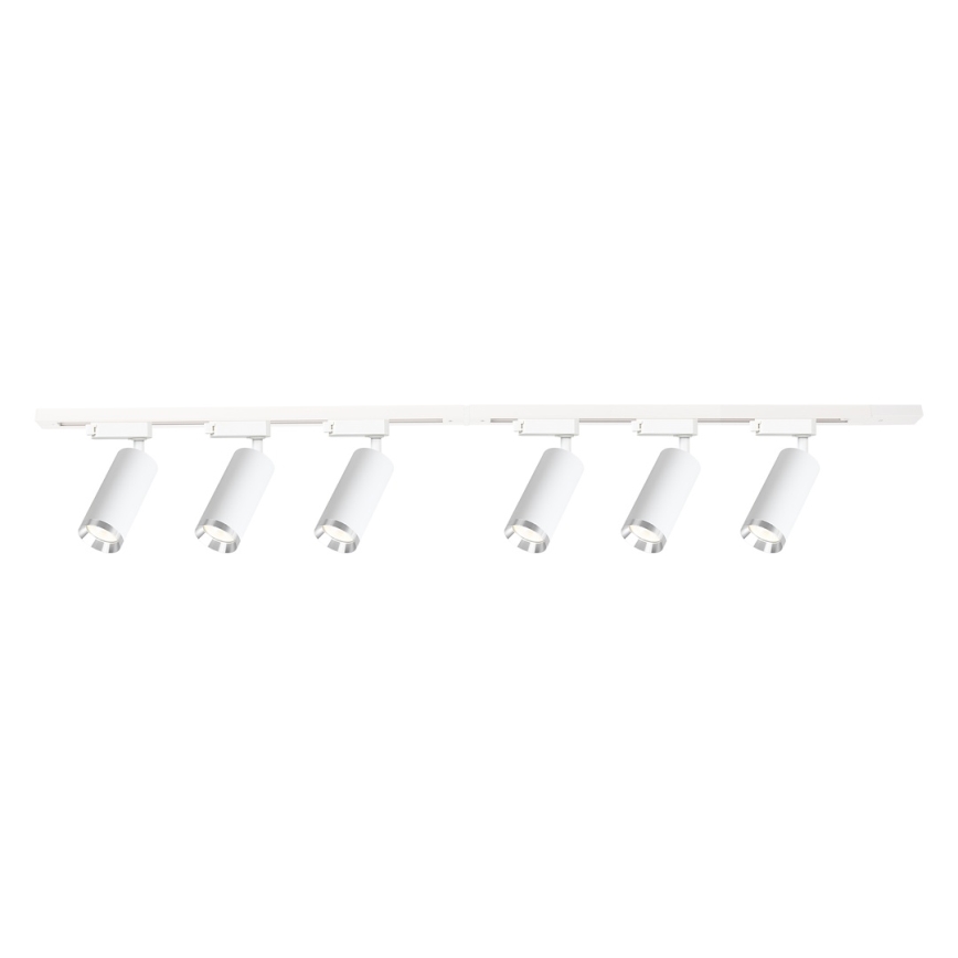 Punktvalgusti MICA liistsüsteemile 6xGU10/10W/230V valge/mattkroom