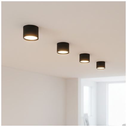 Punktvalgusti OH12S 1xGX53/35W/230V 5 cm must