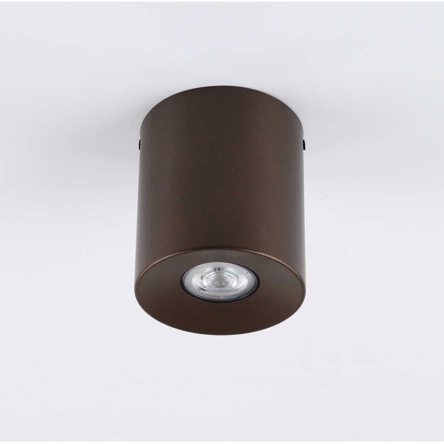 Punktvalgusti ORION 1xGU10/10W/230V 12,5 cm pruun