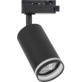 Punktvalgusti PIPE 1-faasilisele liistsüsteemile, 1xGU10/10W/230V, must
