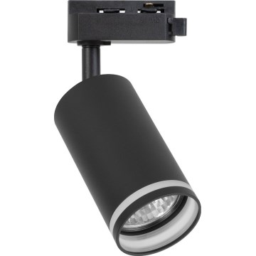 Punktvalgusti PIPE 1-faasilisele liistsüsteemile, 1xGU10/10W/230V, must