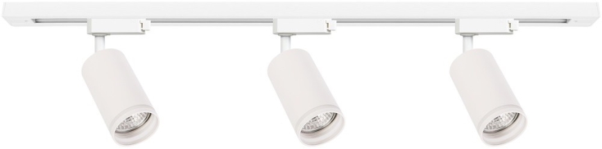 Punktvalgusti PIPE liistsüsteemile, 3xGU10/10W/230V, valge