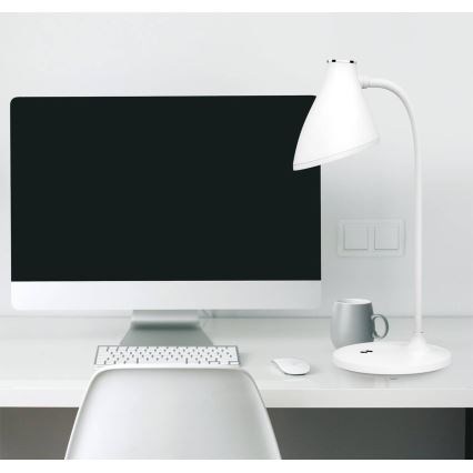 LED-hämardatav puutetundlik lauavalgusti LED/5W/5V 2400 mAh