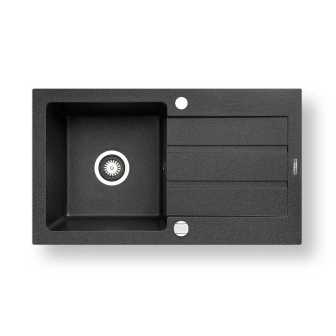 Pyramis 70006801 - Köögivalamu NEXT 76x44 cm graniit/must