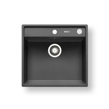 Pyramis 70007601 - Valamu kööki CAMEA 50x53 cm graniit/must