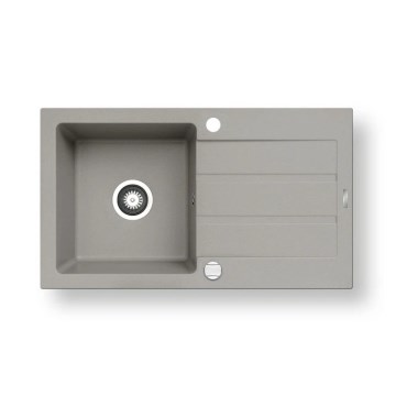 Pyramis 70053701 - Valamu kööki NEXT 76x44 cm graniit/hall