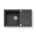 Pyramis 70083701 - Valamu kööki SPARTA PLUS LUX 78x48 cm graniit/must