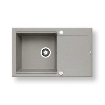 Pyramis 70083801 - Valamu kööki SPARTA PLUS LUX 78x48 cm graniit/hall
