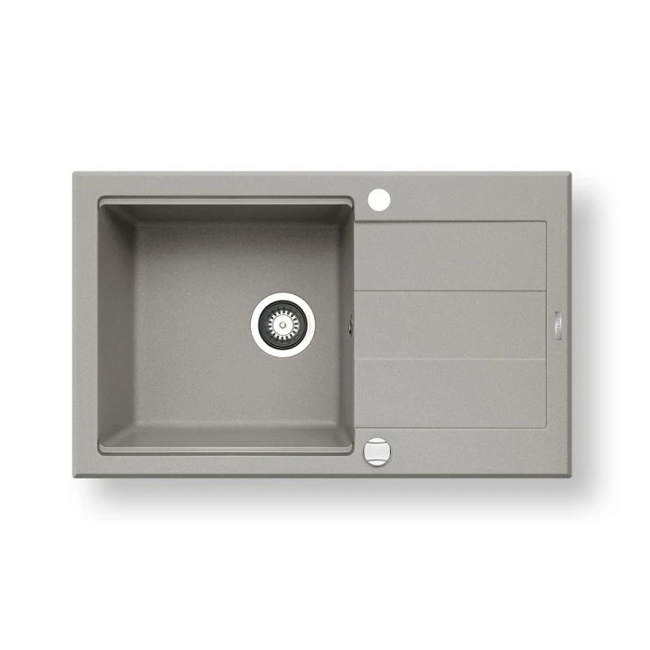 Pyramis 70083801 - Valamu kööki SPARTA PLUS LUX 78x48 cm graniit/hall