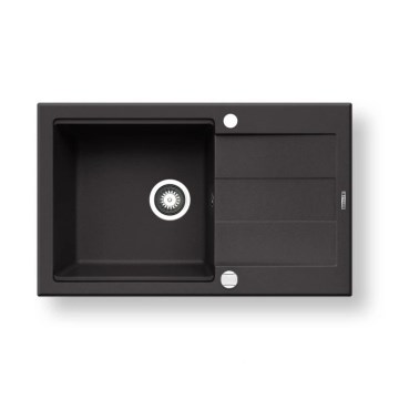 Pyramis 70167101 - Valamu kööki SPARTA PLUS LUX 78x48 cm graniit/must