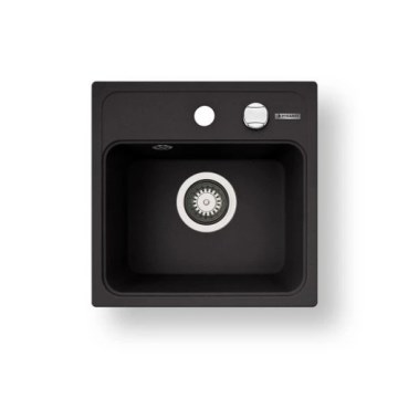 Pyramis 70168201 - Valamu kööki CAMEA MINI 40x40 cm graniit/must
