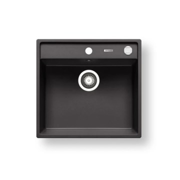 Pyramis 70168301 - Valamu kööki CAMEA 50x53 cm graniit/must