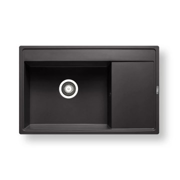 Pyramis 70168401 - Valamu kööki CAMEA 79x50 cm graniit/must