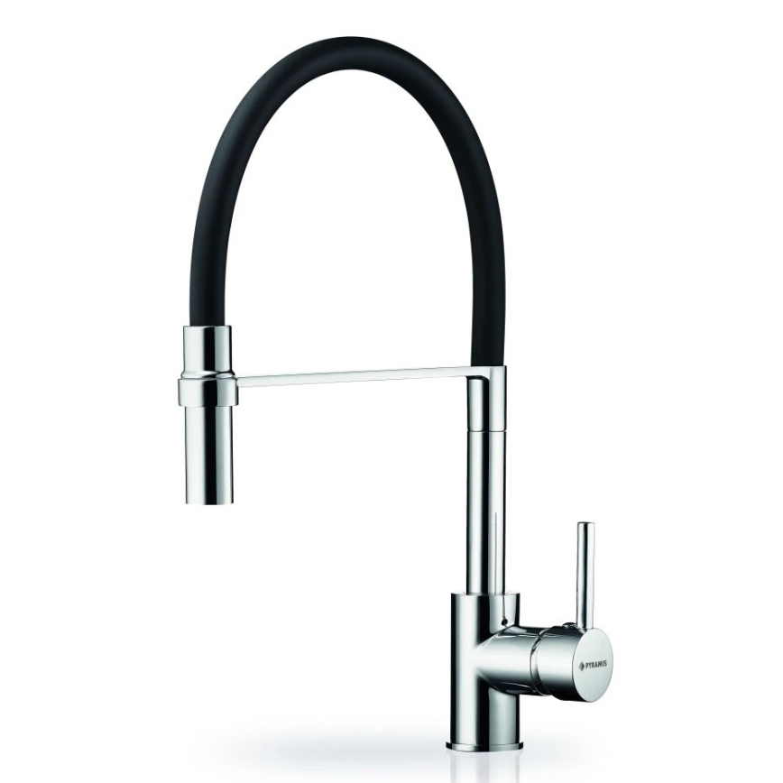 Pyramis 90939801 - Köögisegisti painduva kaelaga SERINA kroom/must