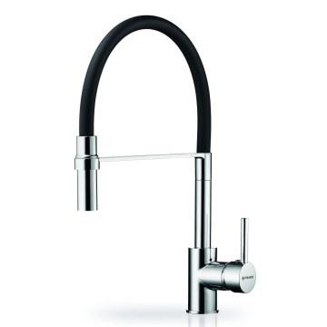 Pyramis 90939801 - Valamu kraan paindliku varrega SERINA kroom/must