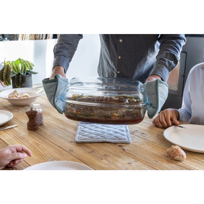 PYREX 6,7 l kaanega küpsetusvorm