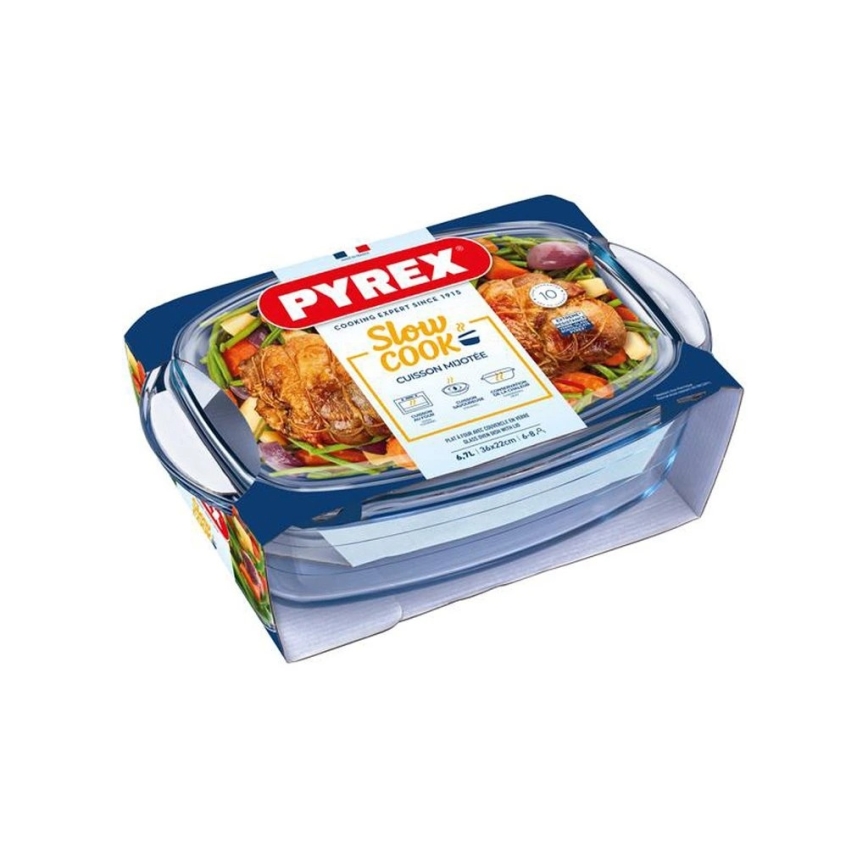 PYREX 6,7 l kaanega küpsetusvorm