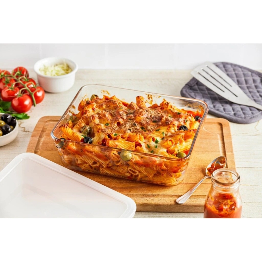 PYREX klaasist toidukonteiner 2,6 l