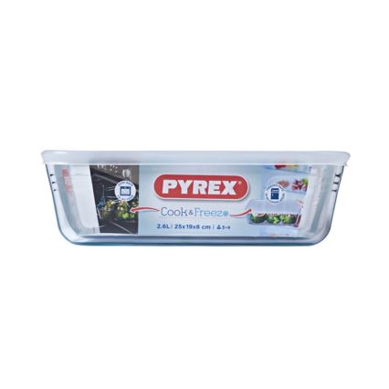 PYREX klaasist toidukonteiner 2,6 l