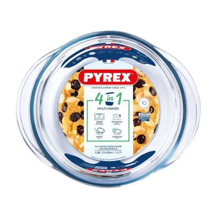 PYREX küpsetusvorm kaanega 1,3 l