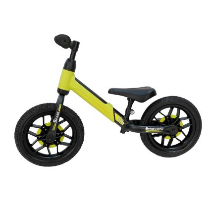 QPlay - Jooksuratas koos LED dioodidega valgustid ratastel SPARK roheline