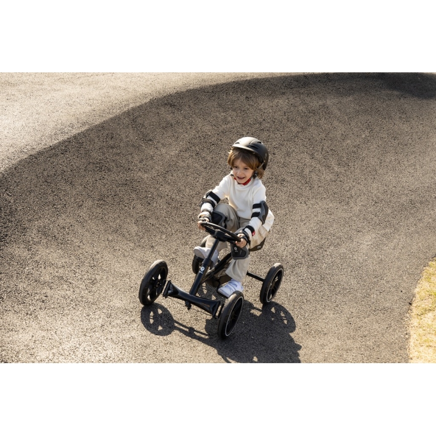QPlay - laste neljarattaline GO KART, must