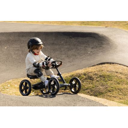 QPlay - laste neljarattaline GO KART, must