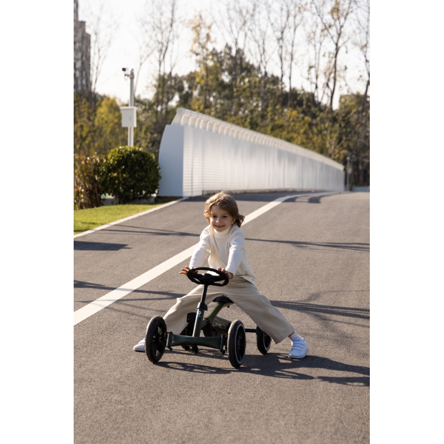 QPlay - laste neljarattaline GO KART, must