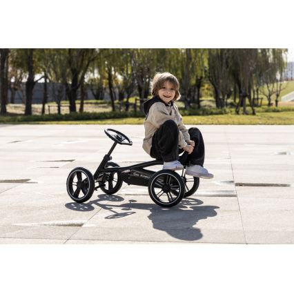 QPlay - laste neljarattaline GO KART, must