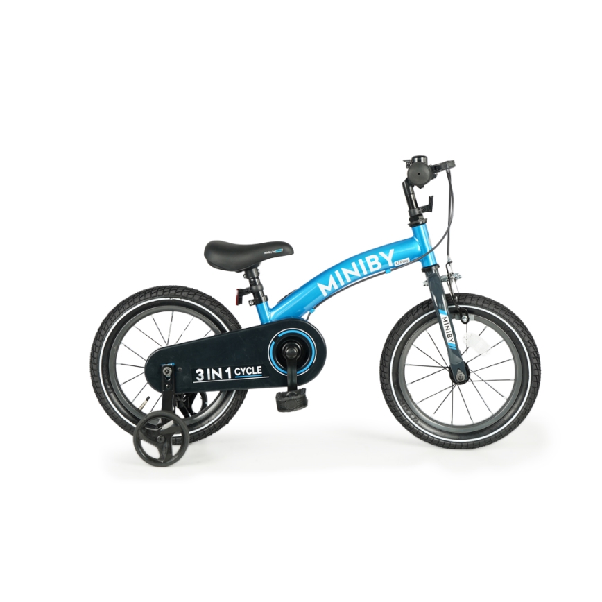 QPlay - Lasteratas 14" MINIBY 3-ühes sinine