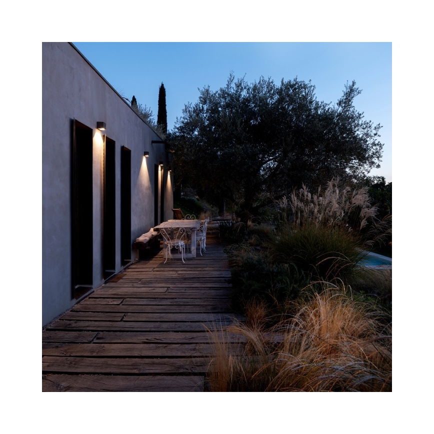 QUERK LED päikesepaneeliga seinavalgusti LED/1,2V 3000/4000K IP54 800 mAh