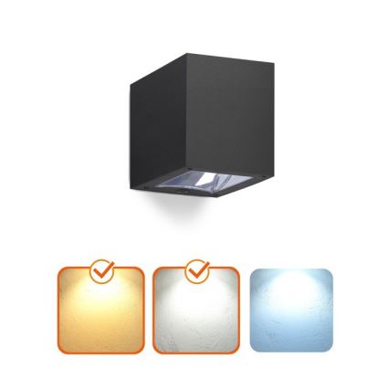 QUERK LED päikesepaneeliga seinavalgusti LED/1,2V 3000/4000K IP54 800 mAh