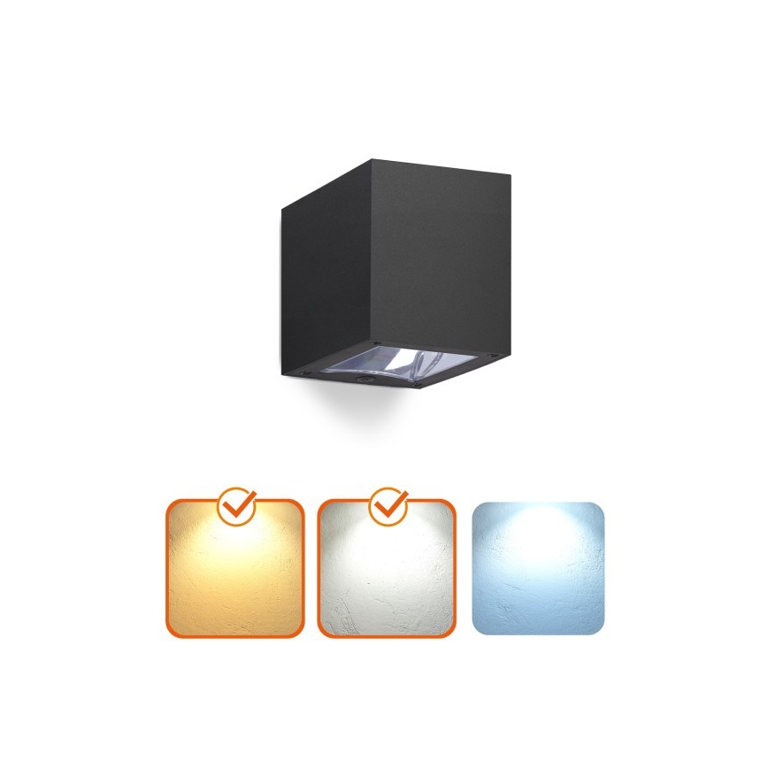 QUERK LED päikesepaneeliga seinavalgusti LED/1,2V 3000/4000K IP54 800 mAh