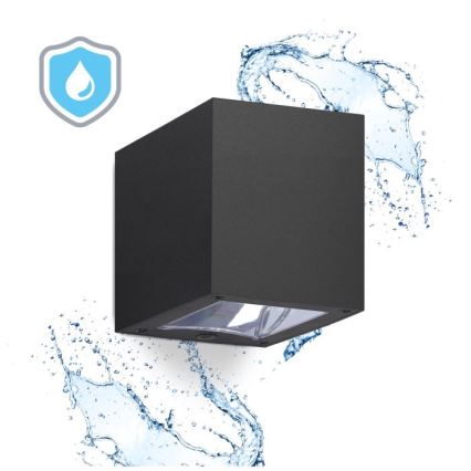 QUERK LED päikesepaneeliga seinavalgusti LED/1,2V 3000/4000K IP54 800 mAh