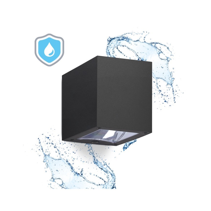 QUERK LED päikesepaneeliga seinavalgusti LED/1,2V 3000/4000K IP54 800 mAh