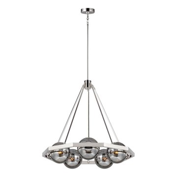 Quintiesse - HARPER varrega lühter 5xE14/60W/230V läbimõõt 77,5 cm läikiv kroom/suitsune