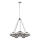 Quintiesse - HARPER varrega lühter 5xE14/60W/230V läbimõõt 77,5 cm läikiv kroom/suitsune